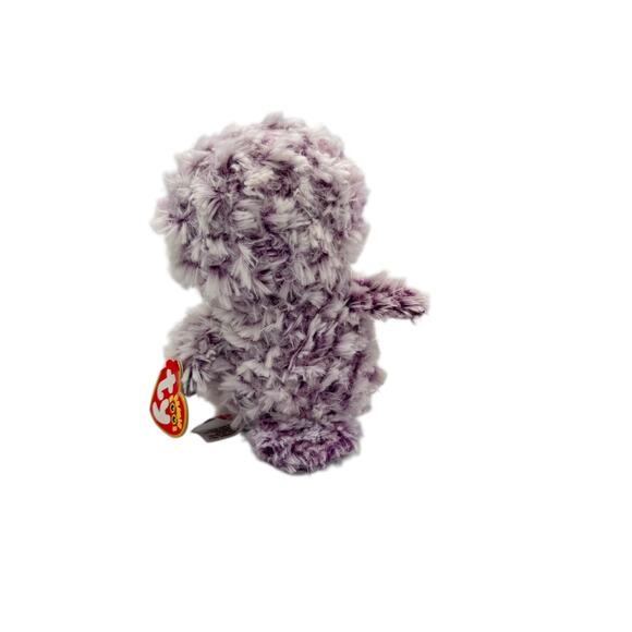 Ty Beanie Boo Retired NWT Moonlight the Owl 6" Tall Plush Stuffed Animal - Picture 3 of 7